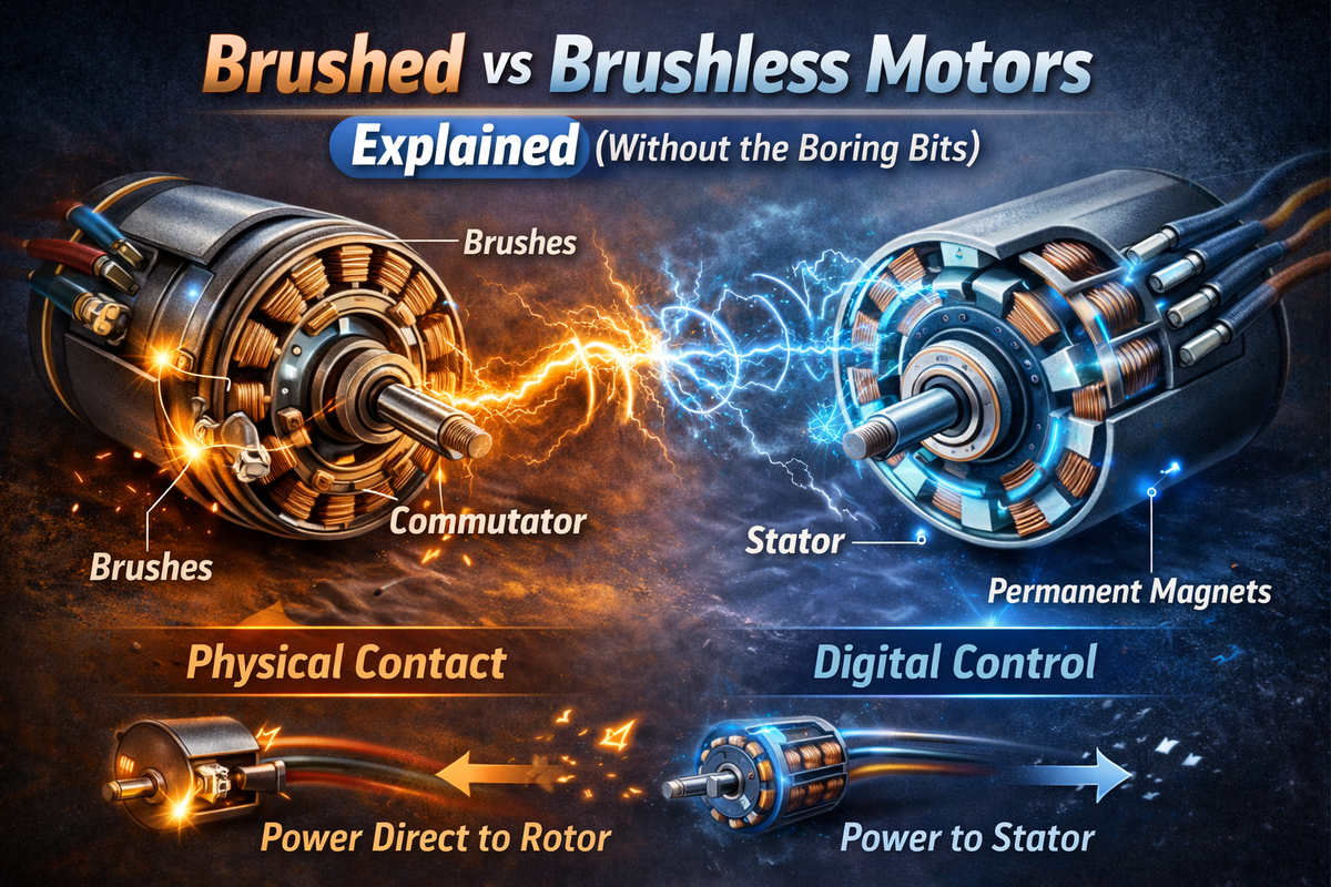 22/ Brushed vs Brushless Motors Explained (Without the Boring Bits)