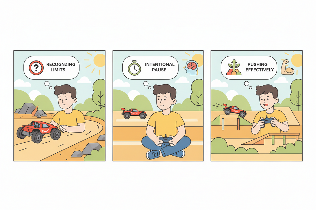 45 / When to Push, When to Pause: Learning Limits Through RC