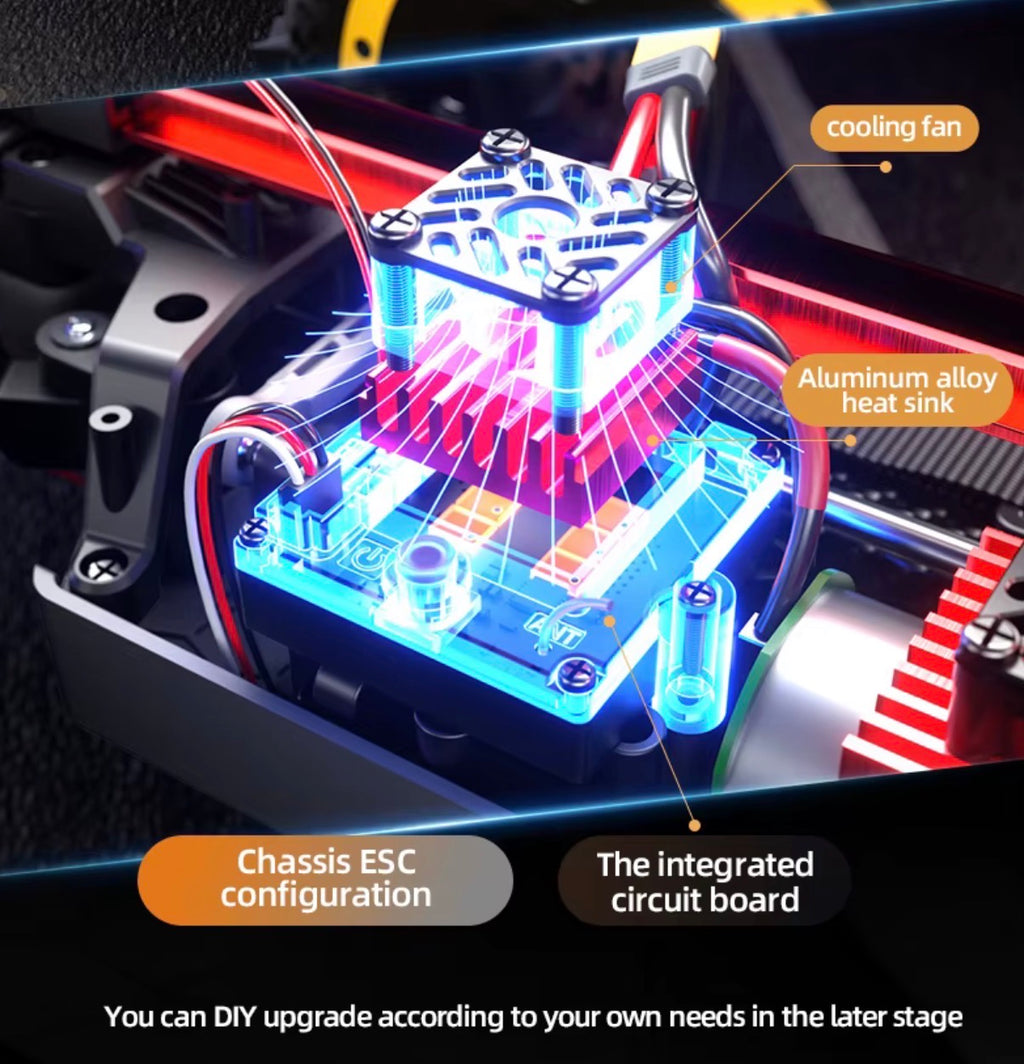 SG110 PRO 1:10 4WD RC Off Road Monster Truck RTR 40km/h Metal Shocks.
