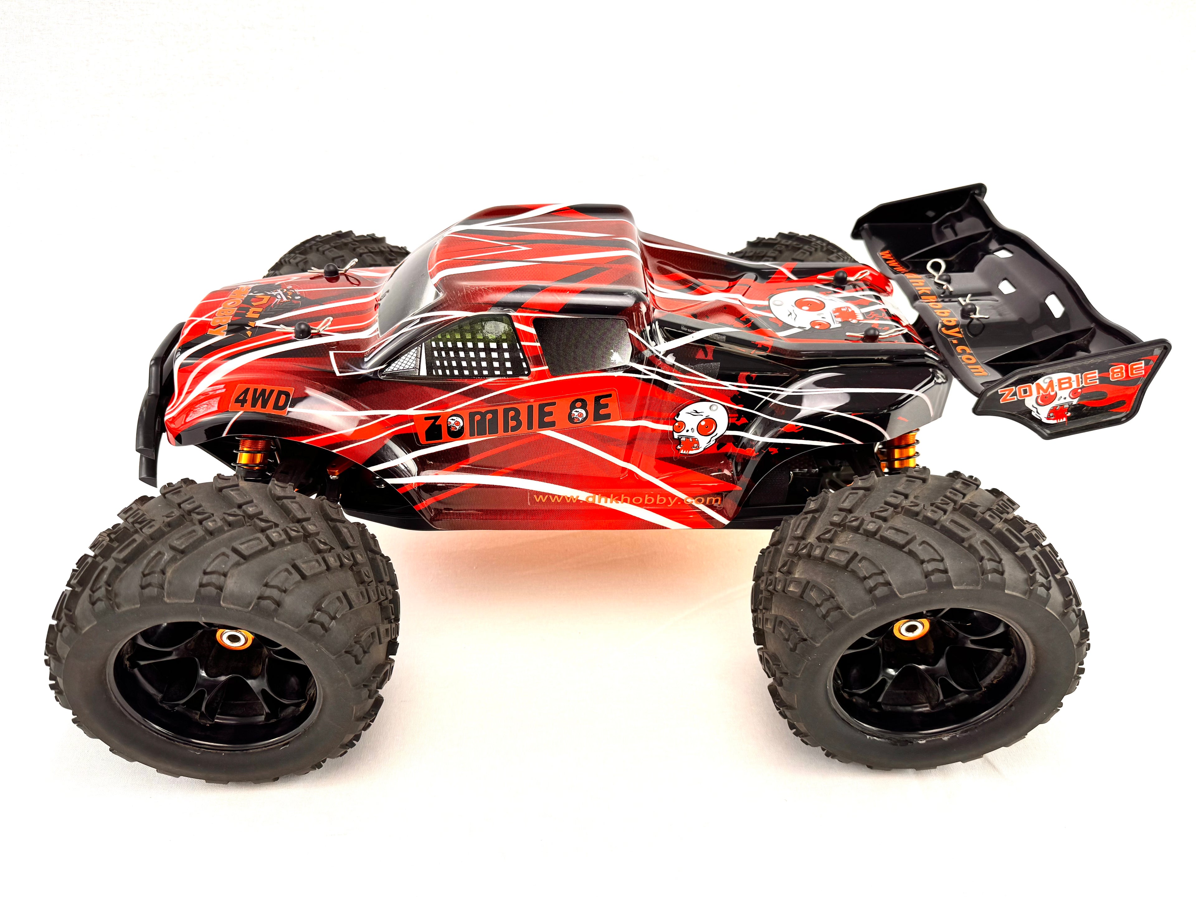 Zombie 8E - Quality RC Monster Truck – 1:8 Scale 4x4 Brushless 43mph (70km/h)