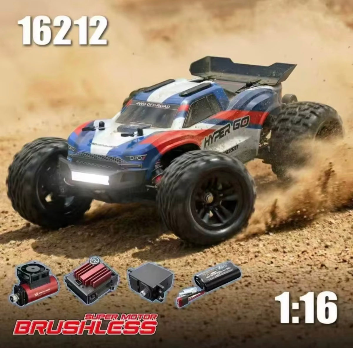 MJX 1:16 scale Brushless RC Truggy 16212 *coming soon*