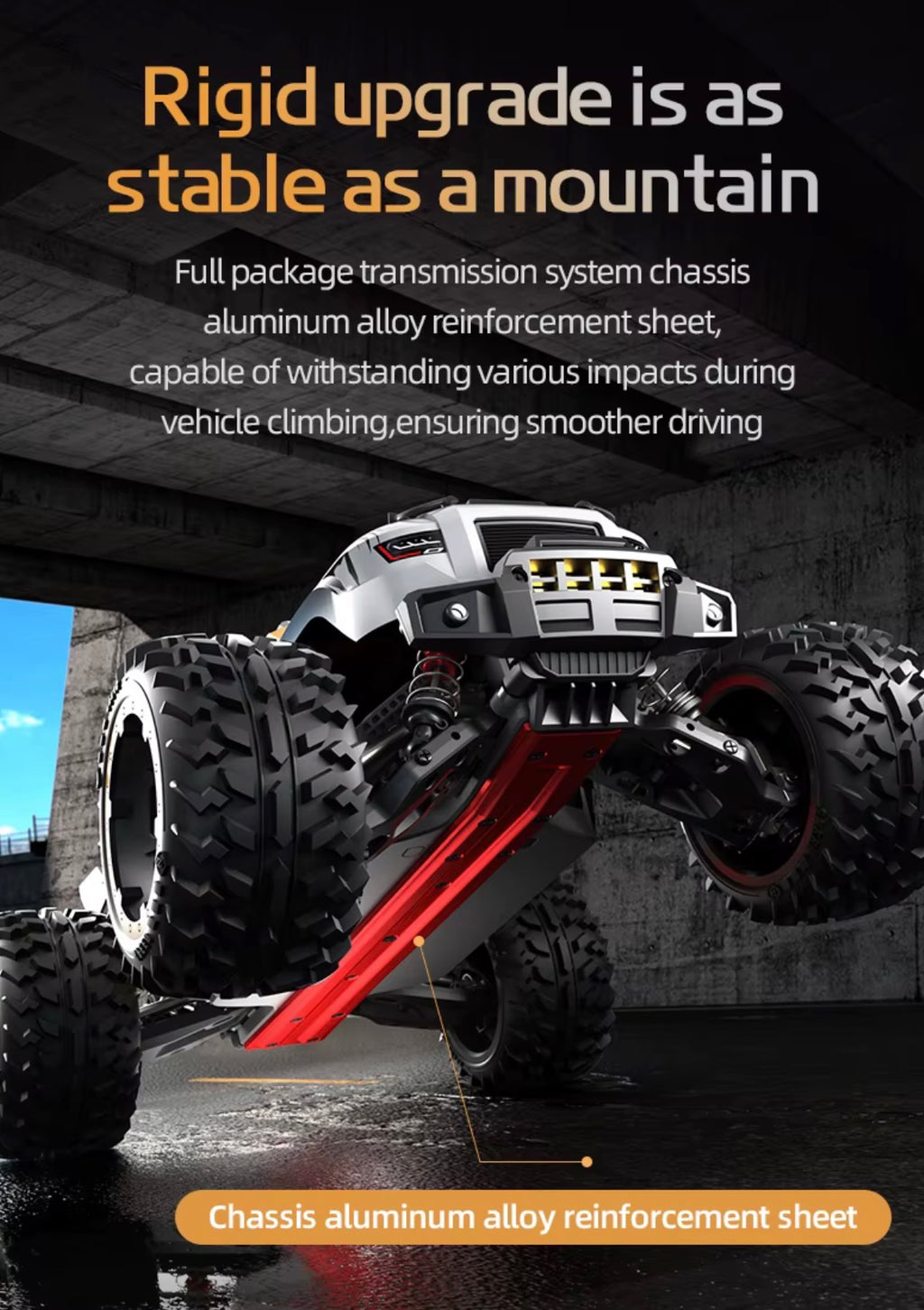 SG110 PRO 1:10 4WD RC Off Road Monster Truck RTR 40km/h Metal Shocks.