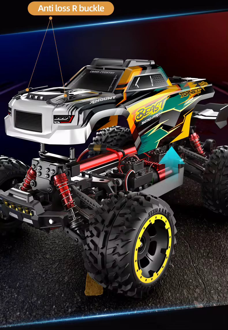 SG110 PRO 1:10 4WD RC Off Road Monster Truck RTR 40km/h Metal Shocks.