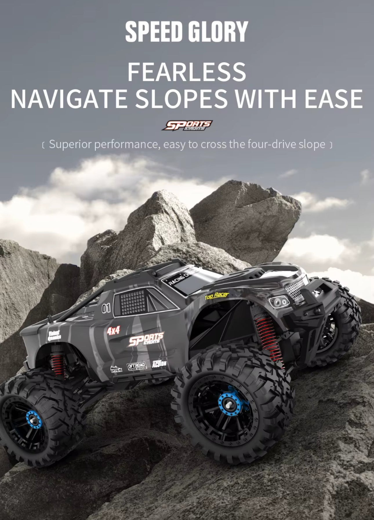 **Coming Soon** KF10 Off-Road RC Truck 1/10 45km/h