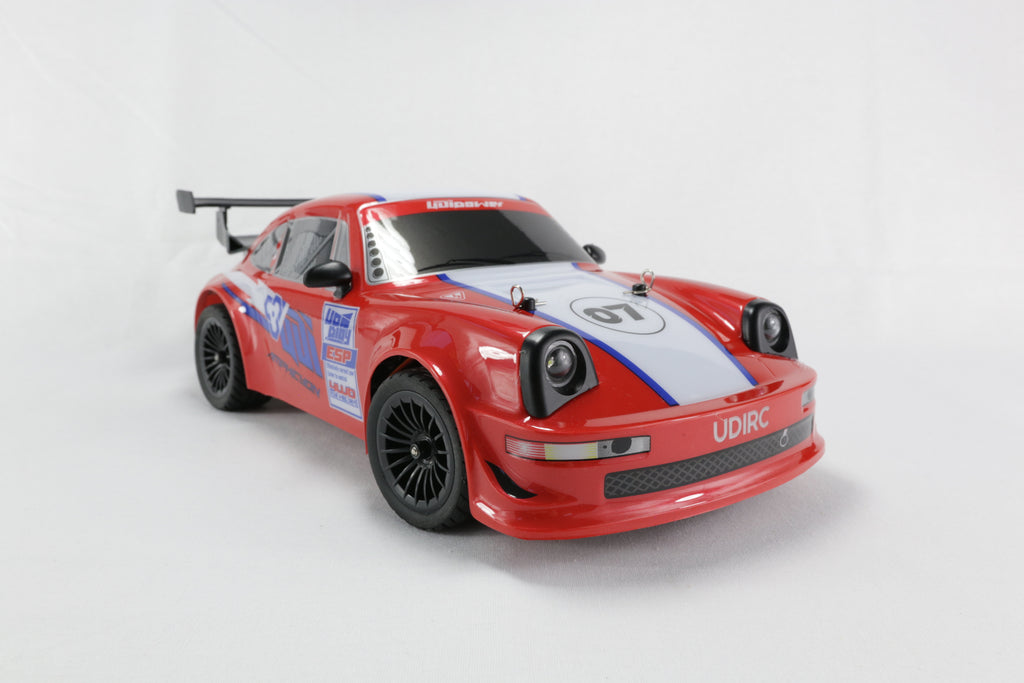 UDIRC 1:16 Brushless RC Drift Car – 4WD, ESP Gyro, LED Lights (30+ mph)