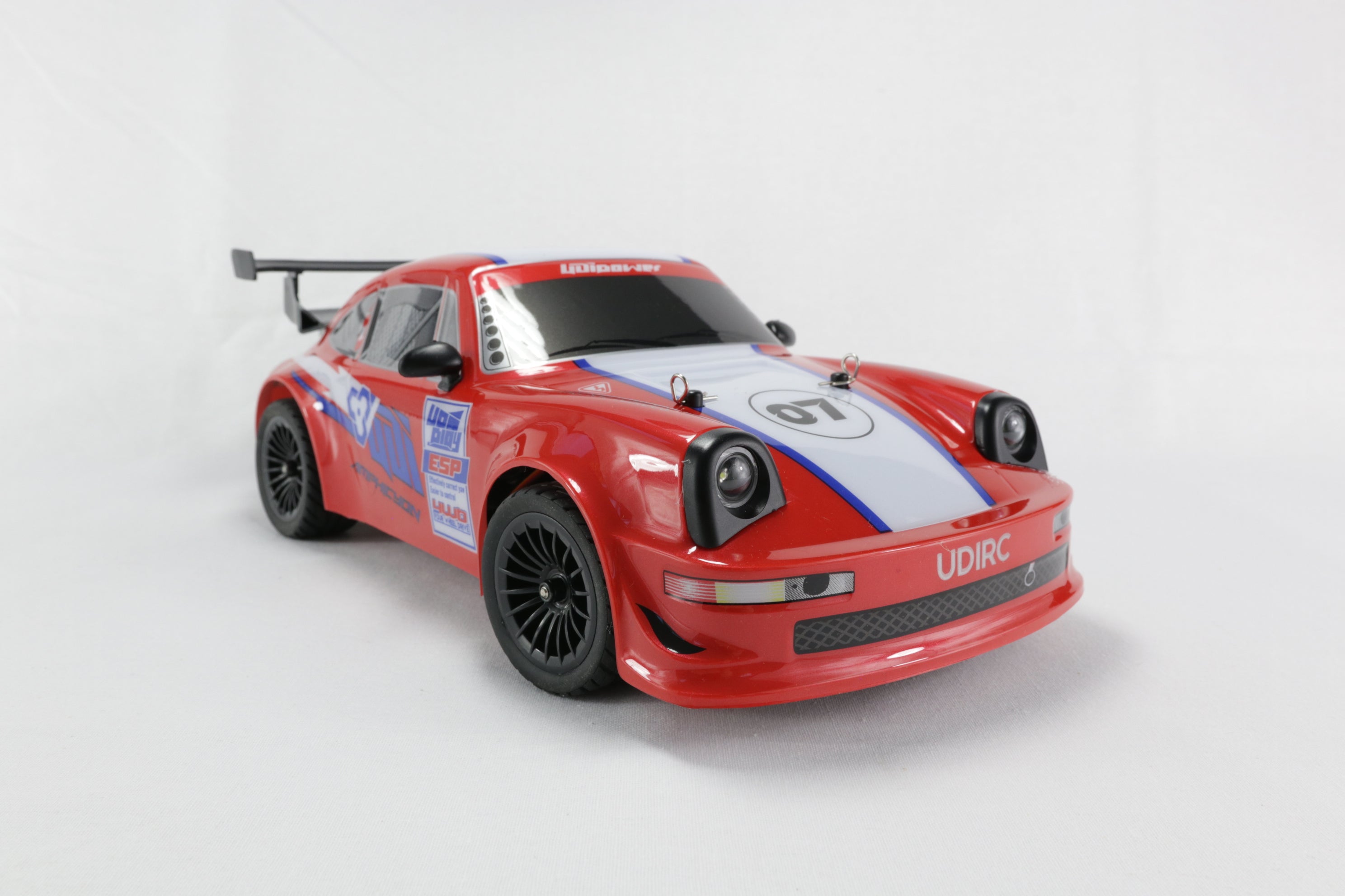 UDIRC 1:16 Brushless RC Drift Car – 4WD, ESP Gyro, LED Lights (30+ mph)