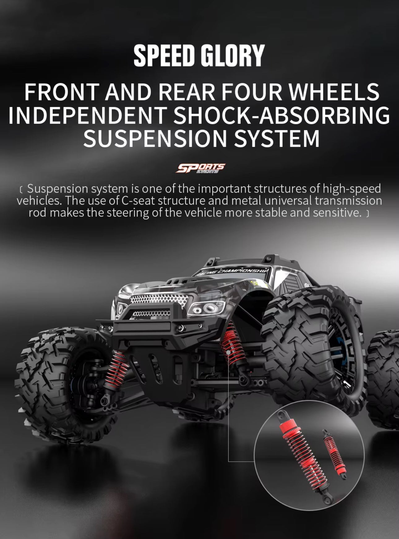 **Coming Soon** KF10 Off-Road RC Truck 1/10 45km/h