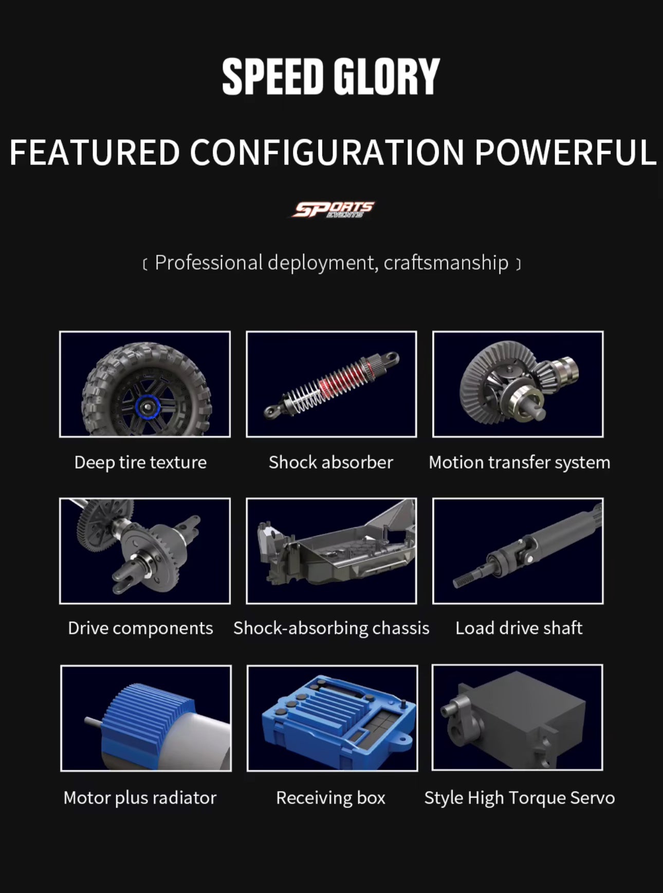 **Coming Soon** KF10 Off-Road RC Truck 1/10 45km/h