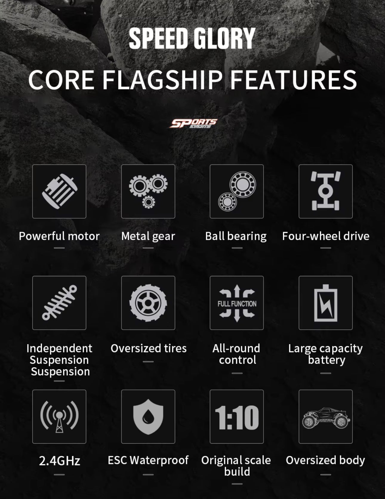 **Coming Soon** KF10 Off-Road RC Truck 1/10 45km/h