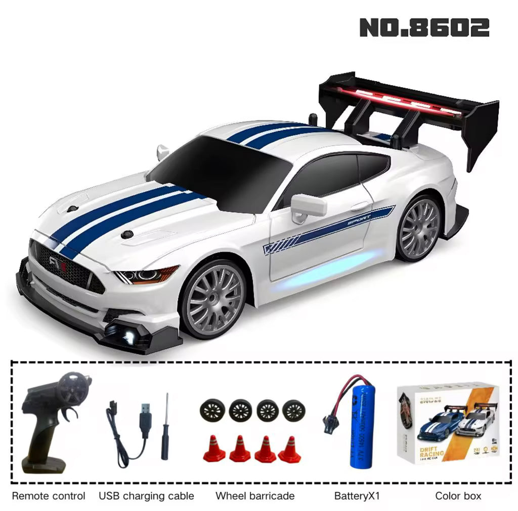 GTR-BlueBolt GT Drift Car RC 1/24 +2 batteries