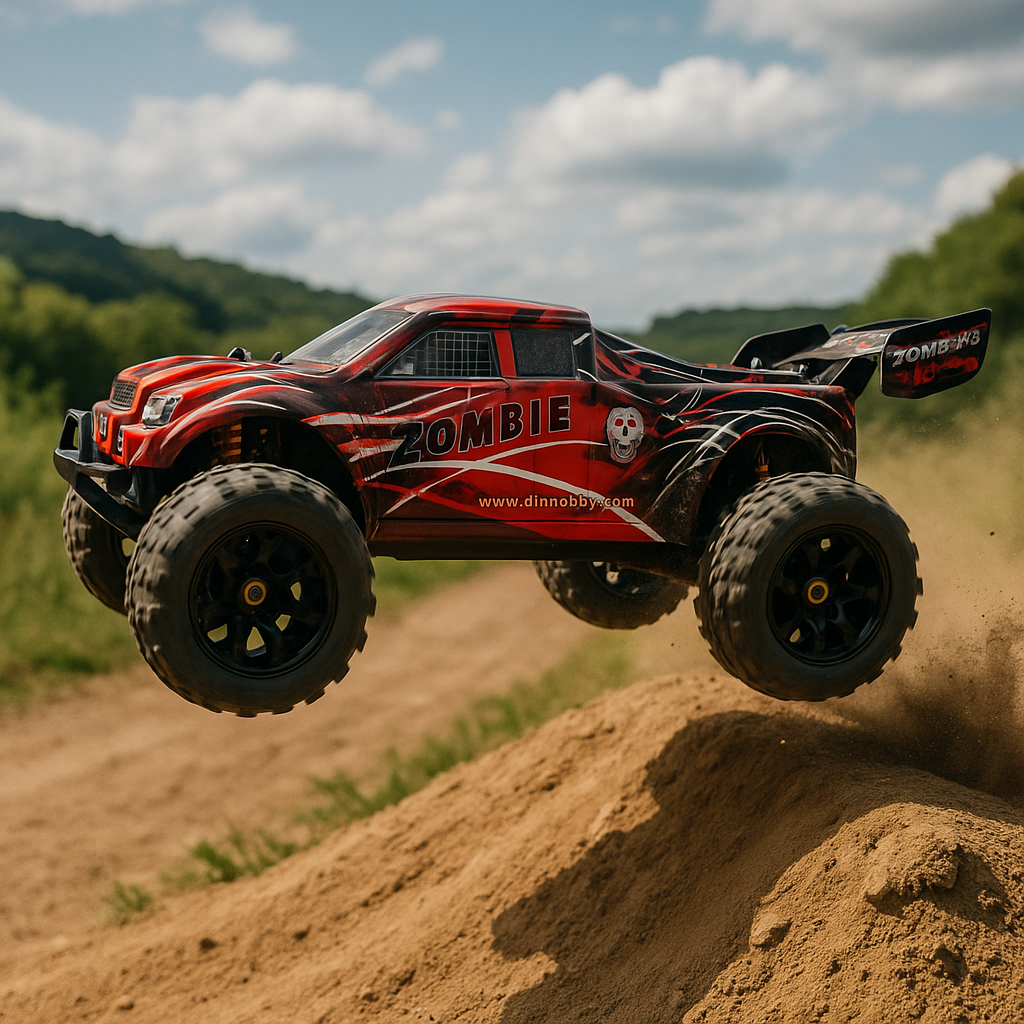 Zombie 8E - Quality RC Monster Truck – 1:8 Scale 4x4 Brushless 43mph (70km/h)