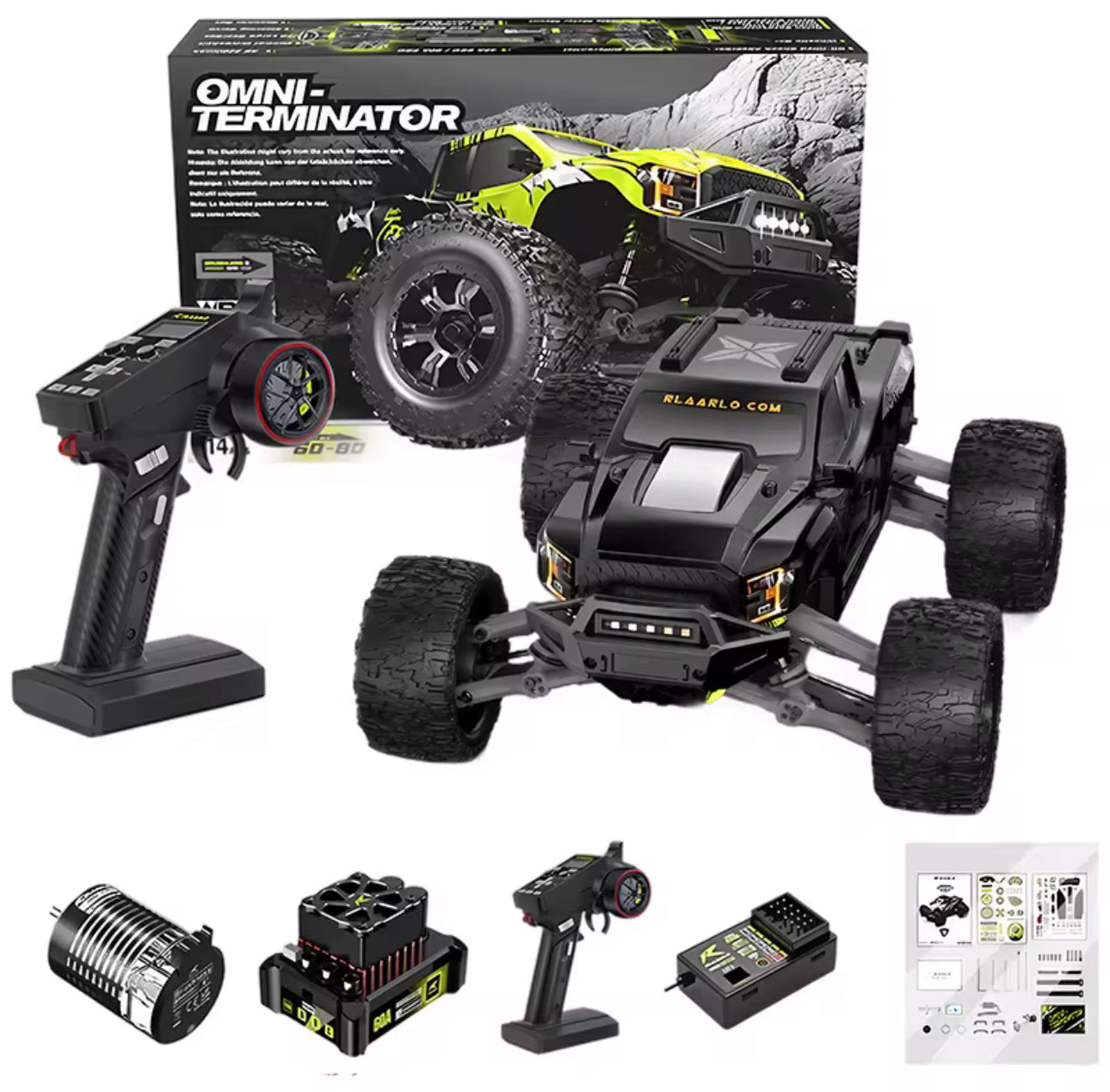 **Coming Soon** Raarlo Carbon Fiber 1/10 Brushless Off-Road Truck