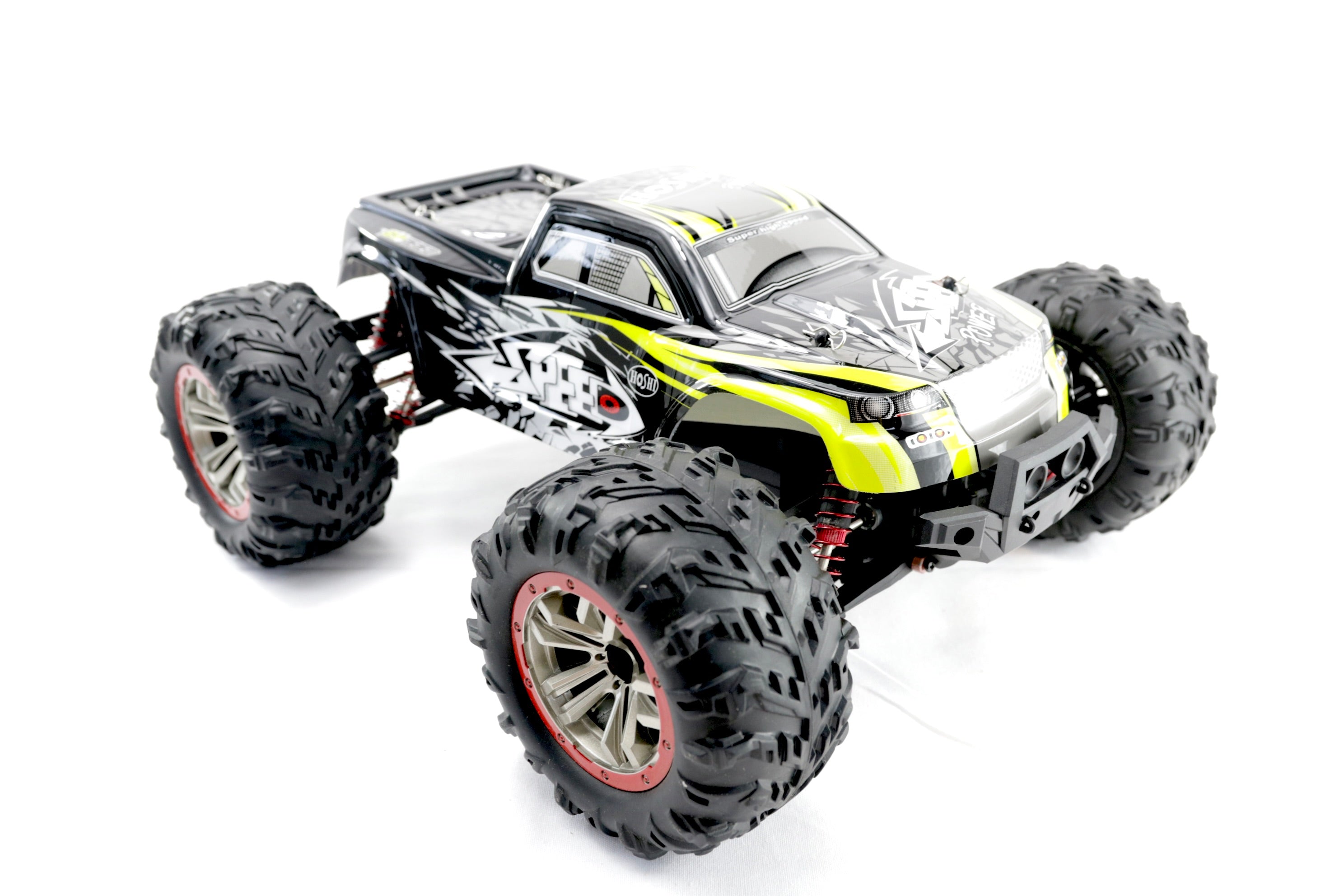Hoshi 46km/h RC Monster Truck – 1:10 Scale, with 2 batteries