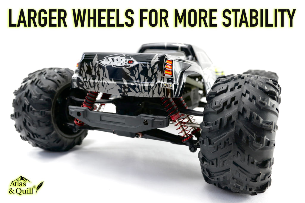 Hoshi 46km/h RC Monster Truck – 1:10 Scale, with 2 batteries