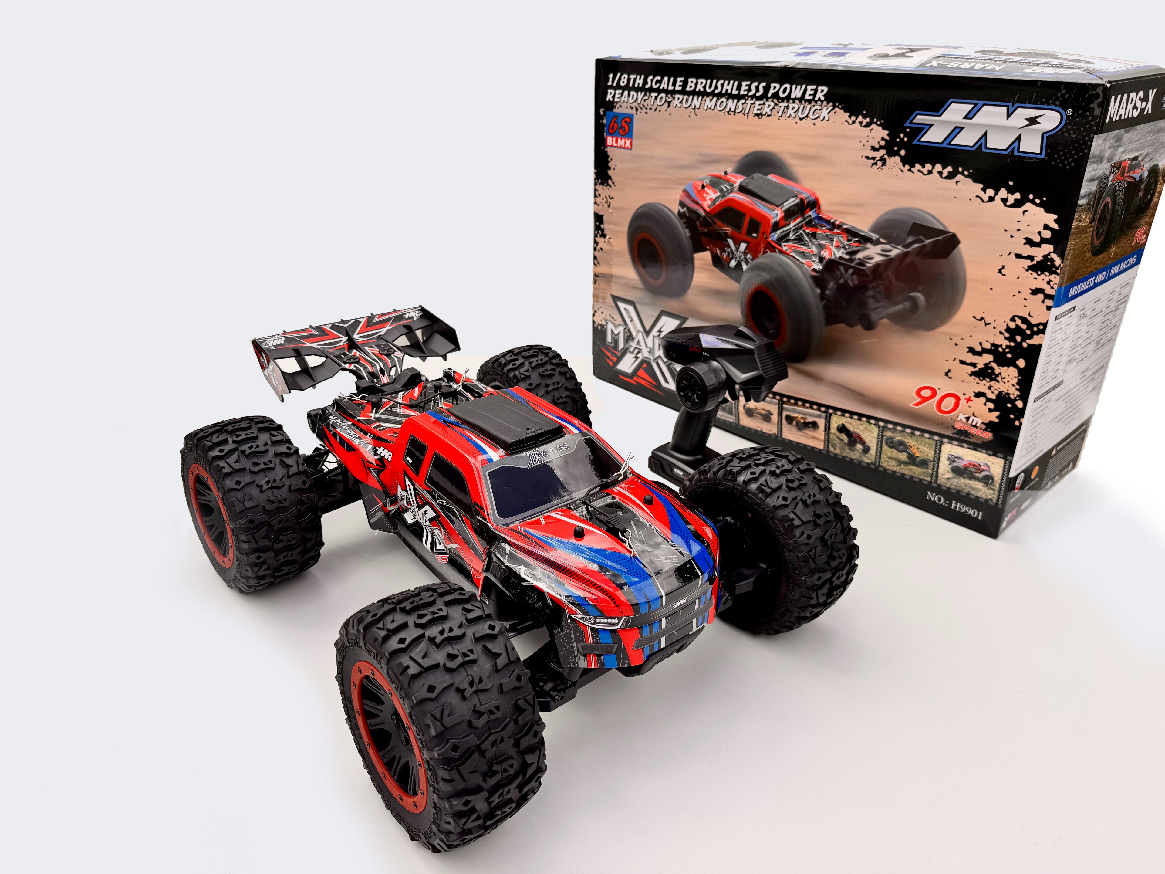 XMARS RC MONSTER TRUCK  1/8 Scale 90KM/H High-Speed Brushless motor
