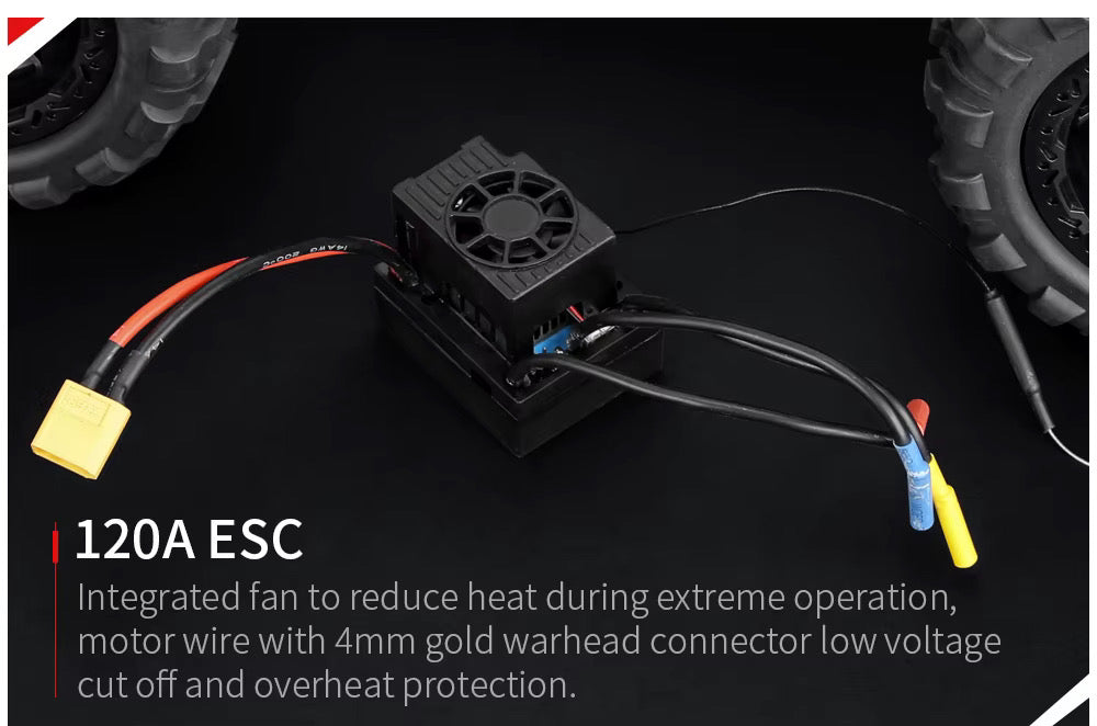 Raptor II 100km/h RC Monster Truck – 1:8 Scale Brushless Racing Beast