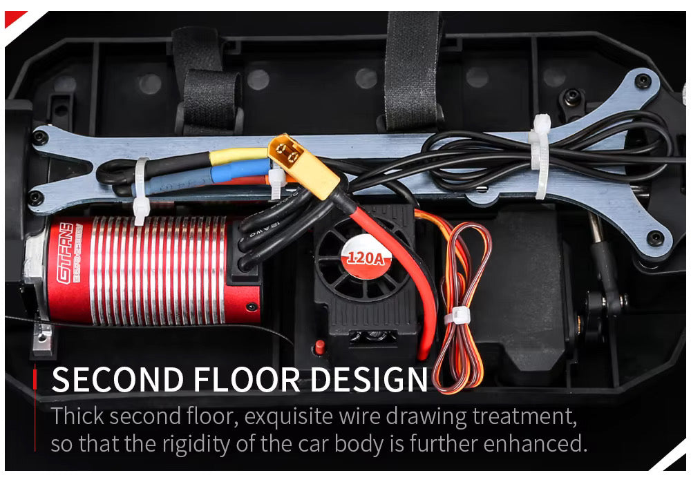 Raptor II 100km/h RC Monster Truck – 1:8 Scale Brushless Racing Beast