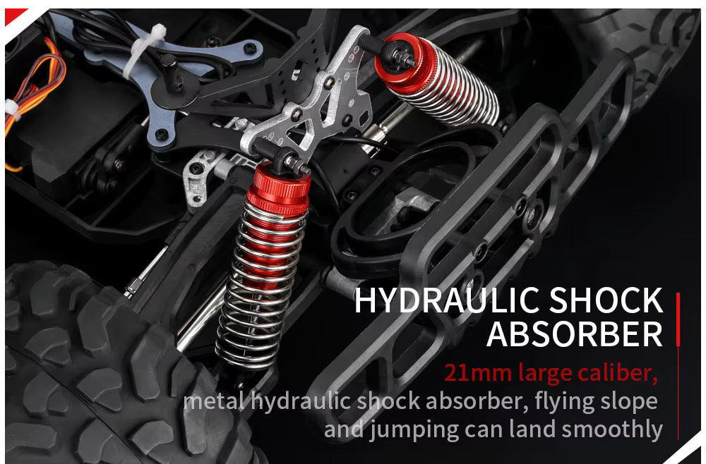 Raptor II 100km/h RC Monster Truck – 1:8 Scale Brushless Racing Beast