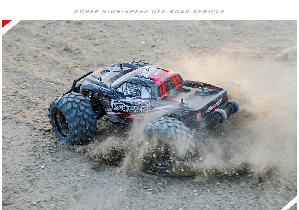 Raptor II 100km/h RC Monster Truck – 1:8 Scale Brushless Racing Beast