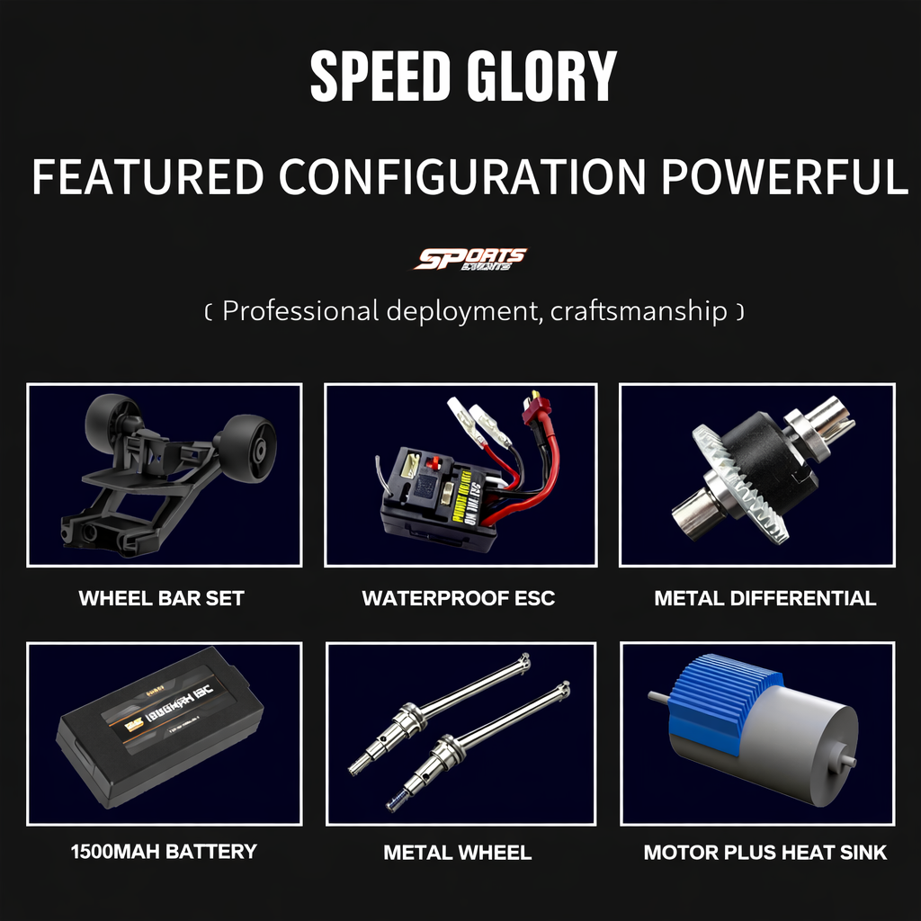 KF10 Off-Road RC Truck 1/10 45km/h