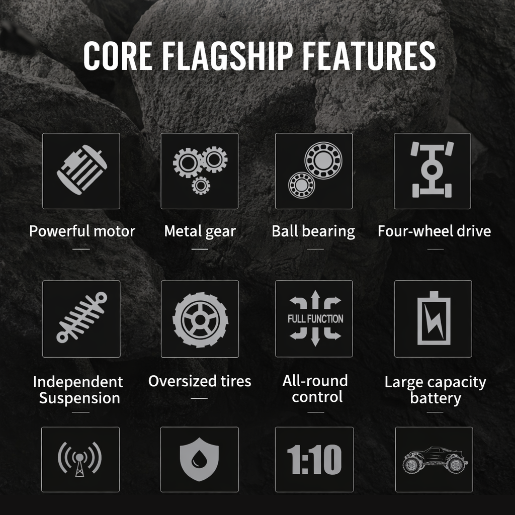 KF10 Off-Road RC Truck 1/10 45km/h