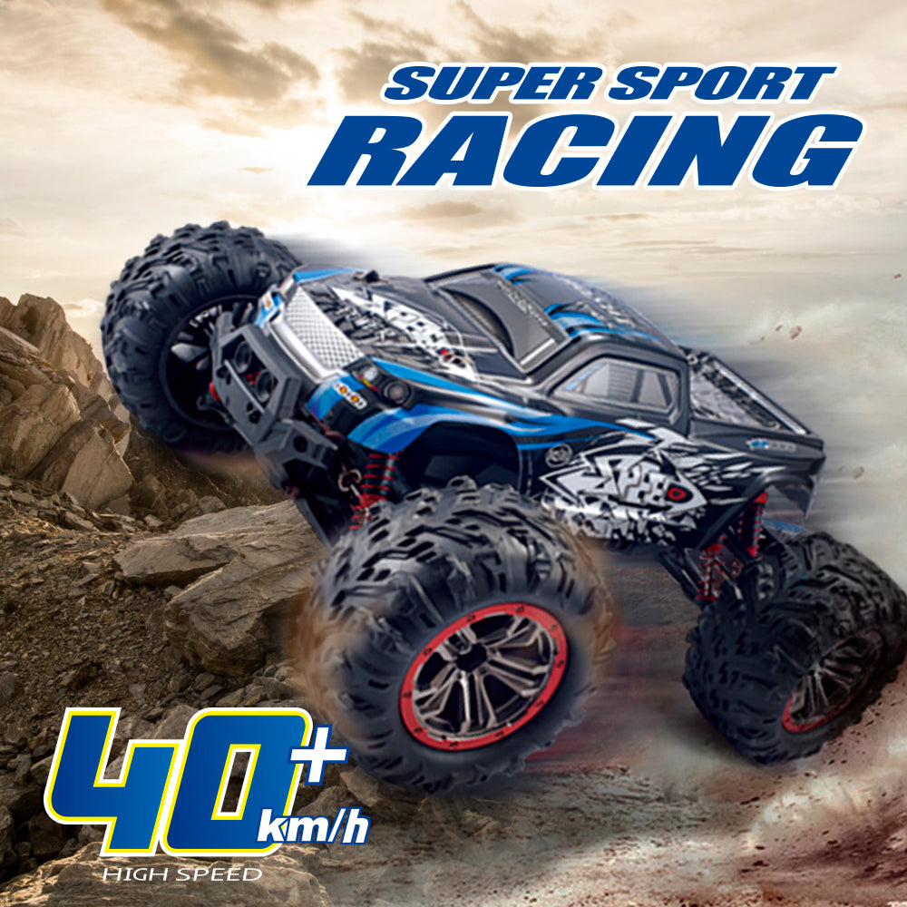 Hoshi 46km/h RC Monster Truck – 1:10 Scale, with 2 batteries