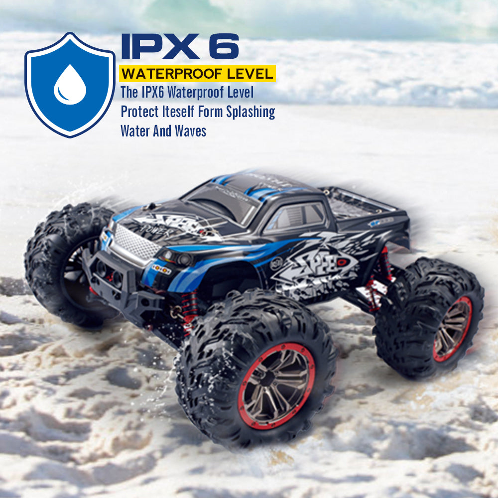 Hoshi 46km/h RC Monster Truck – 1:10 Scale, with 2 batteries
