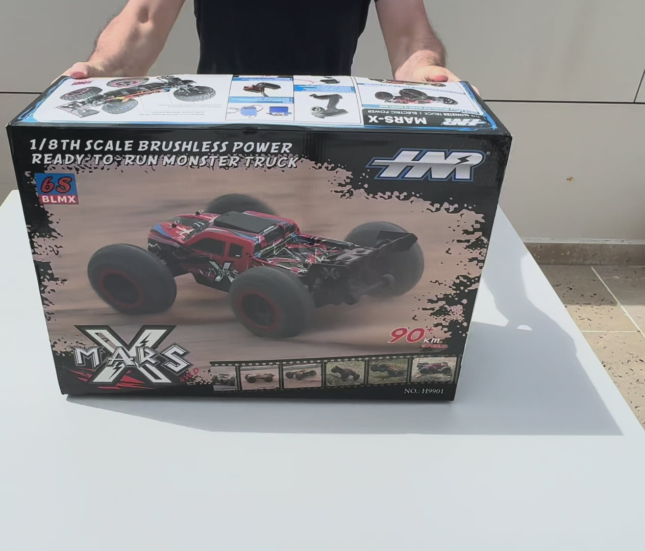 XMARS RC MONSTER TRUCK  1/8 Scale 90KM/H High-Speed Brushless motor